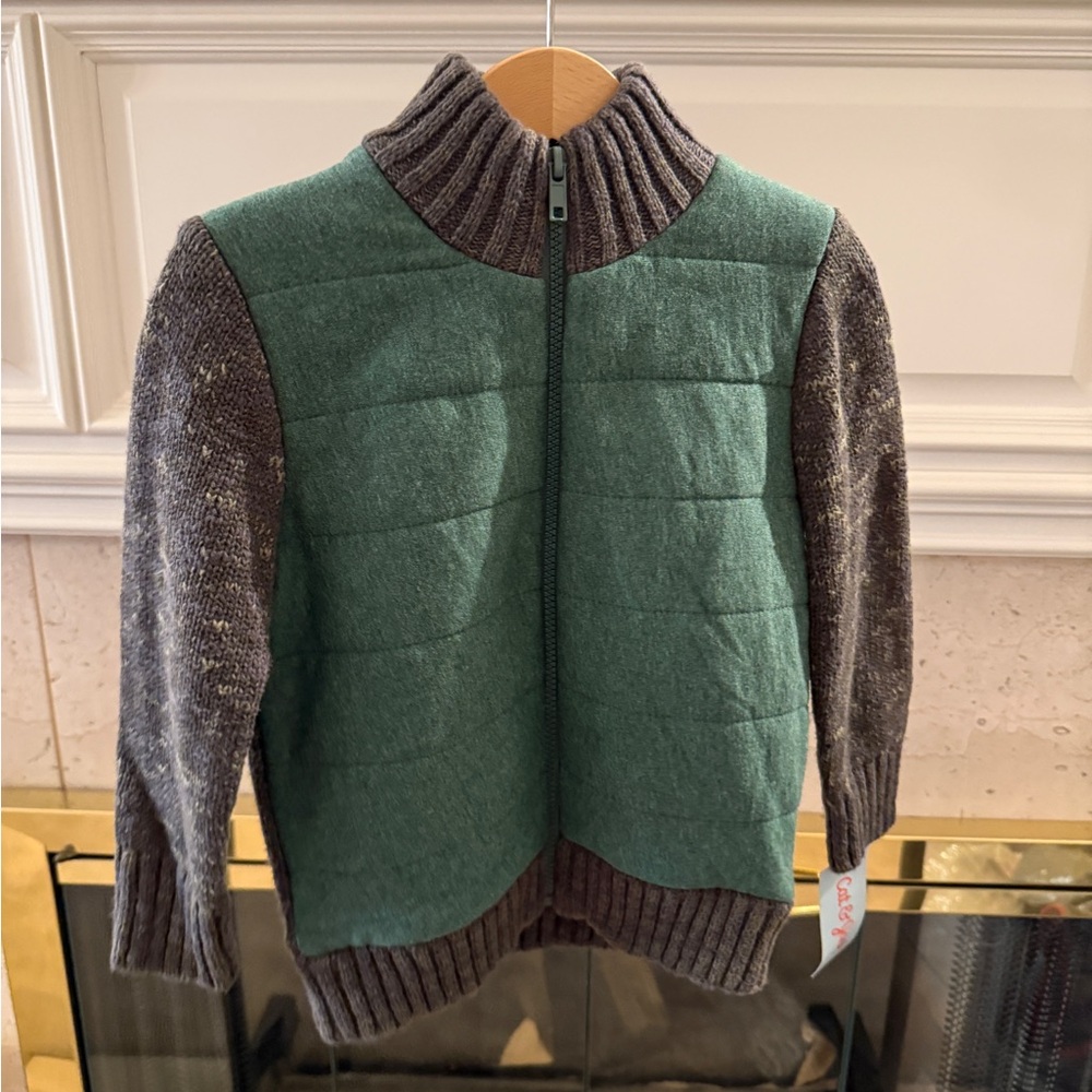 Kids Green and Gray Jacket